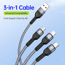 Lade das Bild in den Galerie-Viewer, Casekis 3 in 1 Charging Cable