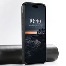Lade das Bild in den Galerie-Viewer, Casekis MagSafe Leather Stand Phone Case Black