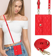 Lade das Bild in den Galerie-Viewer, Casekis Crossbody Cardholder Phone Case For Galaxy Z Flip 3 Red