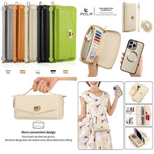 Load image into Gallery viewer, Casekis Multifunction Tote Crossbody Solid Color Phone Bag Beige