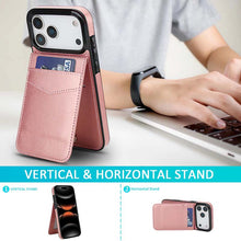 Lade das Bild in den Galerie-Viewer, Casekis Bracket Card Slot Phone Case Rose Gold