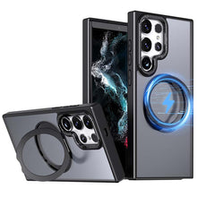 Lade das Bild in den Galerie-Viewer, Casekis Anti-shock Magsafe Stand Phone Case Black