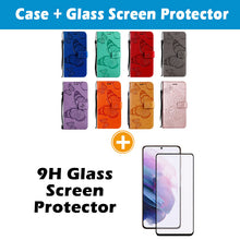 Lade das Bild in den Galerie-Viewer, Casekis Embossed Butterfly Wallet Phone Case For Galaxy S20 FE 4G/5G