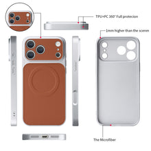 Lade das Bild in den Galerie-Viewer, Casekis Magnetic Shockproof Leather Phone Case Brown