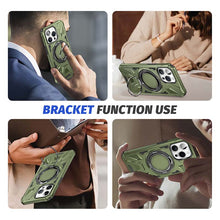 Lade das Bild in den Galerie-Viewer, Casekis Magnetic Charging Phone Case Dark Green