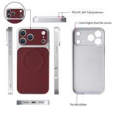 Lade das Bild in den Galerie-Viewer, Casekis Magnetic Shockproof Leather Phone Case Claret
