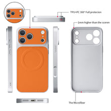 Lade das Bild in den Galerie-Viewer, Casekis Magnetic Shockproof Leather Phone Case Orange