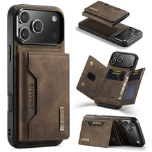 Lade das Bild in den Galerie-Viewer, Casekis Magnetic Wallet Detachable Phone Case Coffee
