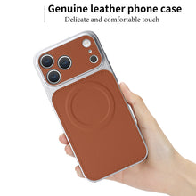 Lade das Bild in den Galerie-Viewer, Casekis Magnetic Shockproof Leather Phone Case Brown