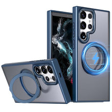 Lade das Bild in den Galerie-Viewer, Casekis Anti-shock Magsafe Stand Phone Case Blue