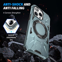 Lade das Bild in den Galerie-Viewer, Casekis Magnetic Charging Phone Case Green