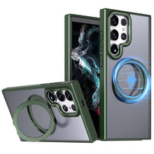 Lade das Bild in den Galerie-Viewer, Casekis Anti-shock Magsafe Stand Phone Case Green