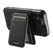 Load image into Gallery viewer, Casekis MagSafe Cardholder Detachable Phone Case Black