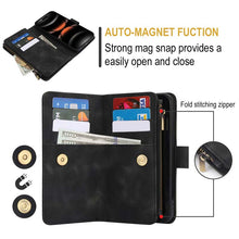 Lade das Bild in den Galerie-Viewer, Casekis Crossbody 9 Card Holder Phone Case Black