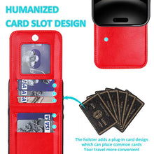 Lade das Bild in den Galerie-Viewer, Casekis Bracket Card Slot Phone Case Red