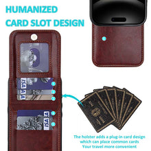 Load image into Gallery viewer, Casekis Bracket Card Slot Phone Case Brown