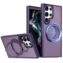 Lade das Bild in den Galerie-Viewer, Casekis Anti-shock Magsafe Stand Phone Case Purple