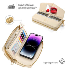 Load image into Gallery viewer, Casekis Multifunction Tote Crossbody Solid Color Phone Bag Beige