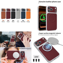 Lade das Bild in den Galerie-Viewer, Casekis Magnetic Shockproof Leather Phone Case Claret