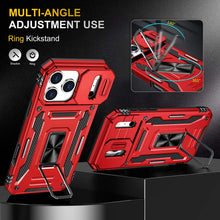Lade das Bild in den Galerie-Viewer, Casekis Sliding Camera Cover Anti-Fall Phone Case Red