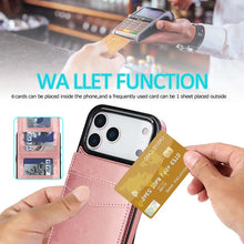 Lade das Bild in den Galerie-Viewer, Casekis Bracket Card Slot Phone Case Rose Gold