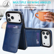 Lade das Bild in den Galerie-Viewer, Casekis Bracket Card Slot Phone Case Blue