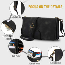Lade das Bild in den Galerie-Viewer, Casekis Crossbody 9 Card Holder Phone Case Black