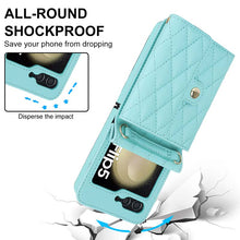Load image into Gallery viewer, Casekis Crossbody Cardholder Phone Case For Galaxy Z Flip 5 Green