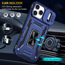 Lade das Bild in den Galerie-Viewer, Casekis Sliding Camera Cover Anti-Fall Phone Case Navy Blue