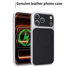 Lade das Bild in den Galerie-Viewer, Casekis Magnetic Shockproof Leather Phone Case Black