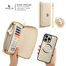 Load image into Gallery viewer, Casekis Multifunction Tote Crossbody Solid Color Phone Bag Beige