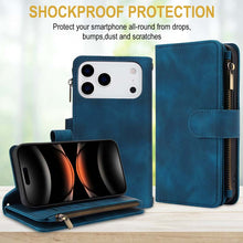 Lade das Bild in den Galerie-Viewer, Casekis Crossbody 9 Card Holder Phone Case Navy Blue