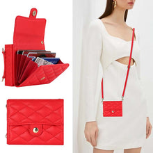 Lade das Bild in den Galerie-Viewer, Casekis Crossbody Cardholder Phone Case For Galaxy Z Flip 3 Red