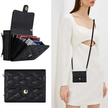 Load image into Gallery viewer, Casekis Crossbody Cardholder Phone Case For Galaxy Z Flip 4 Black