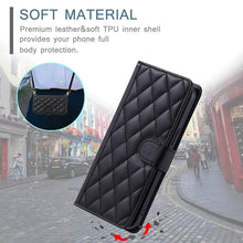 Lade das Bild in den Galerie-Viewer, Casekis 3 Card Leather Crossbody Wallet Phone Case Black