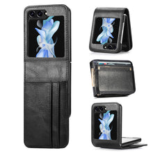 Lade das Bild in den Galerie-Viewer, Casekis Folding Multi-card Leather Case for Galaxy Z Flip 6 5G