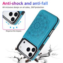 Lade das Bild in den Galerie-Viewer, Casekis Mandala Embossed Phone Case Blue