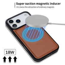 Lade das Bild in den Galerie-Viewer, CASEKIS 2-in-1 Magnetic Detachable Wallet Case with RFID Blocking, 16 Card Slots & Zipper Pocket Brown