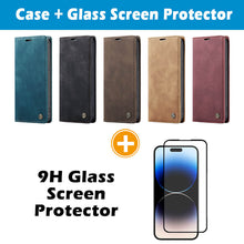 Load image into Gallery viewer, Casekis Retro Wallet Case For iPhone 15 Pro