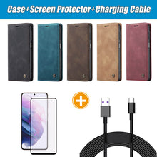 Lade das Bild in den Galerie-Viewer, Casekis Retro Wallet Case For Galaxy A15 5G