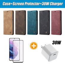 Load image into Gallery viewer, Casekis Retro Wallet Case For Galaxy S24 FE 5G