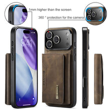 Lade das Bild in den Galerie-Viewer, Casekis Magnetic Wallet Detachable Phone Case Coffee