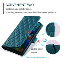 Lade das Bild in den Galerie-Viewer, Casekis 3 Card Leather Crossbody Wallet Phone Case Green