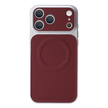 Lade das Bild in den Galerie-Viewer, Casekis Magnetic Shockproof Leather Phone Case Claret