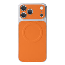 Lade das Bild in den Galerie-Viewer, Casekis Magnetic Shockproof Leather Phone Case Orange