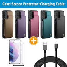 Lade das Bild in den Galerie-Viewer, Casekis RFID Cardholder Wallet Phone Case For Galaxy A13 4G/5G/A04S/A04