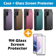 Load image into Gallery viewer, Casekis RFID Cardholder Wallet Phone Case For Galaxy S21 FE 5G