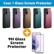 Lade das Bild in den Galerie-Viewer, Casekis RFID Cardholder Wallet Phone Case For Galaxy A14 5G