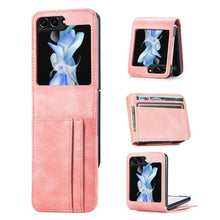 Lade das Bild in den Galerie-Viewer, Casekis Folding Multi-card Leather Case for Galaxy Z Flip 6 5G