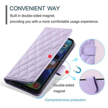 Lade das Bild in den Galerie-Viewer, Casekis 3 Card Leather Crossbody Wallet Phone Case Purple